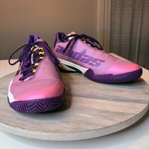 Adidas Barricade Tennis Shoes Purple Pink Multicolor Women's US Size 10.5